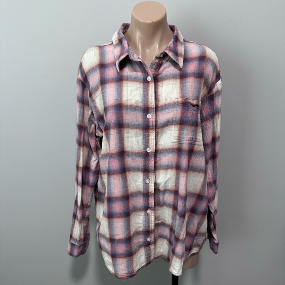 Wrangler Wrancher Shirts Button Down Plaid Western XL - Picture 1 of 4